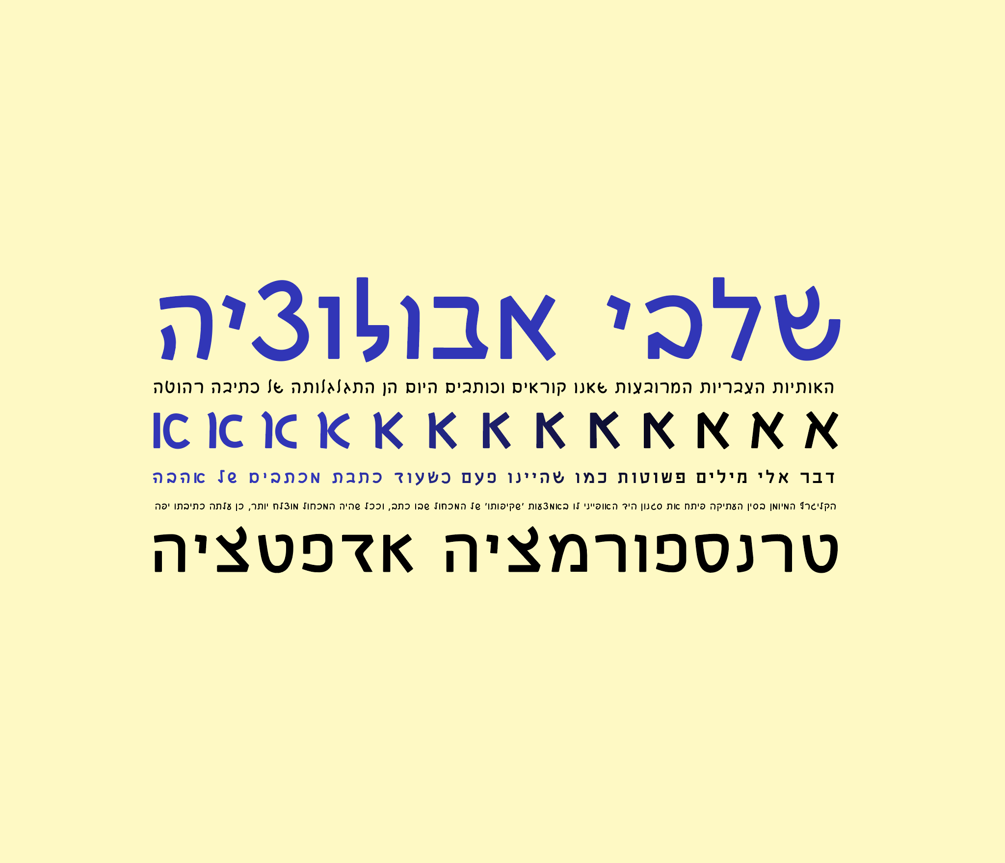 שני איבגי מציגה את "תנואות - כתב יד בעולם דיגיטלh" בתערוכה מאלף עד כאi