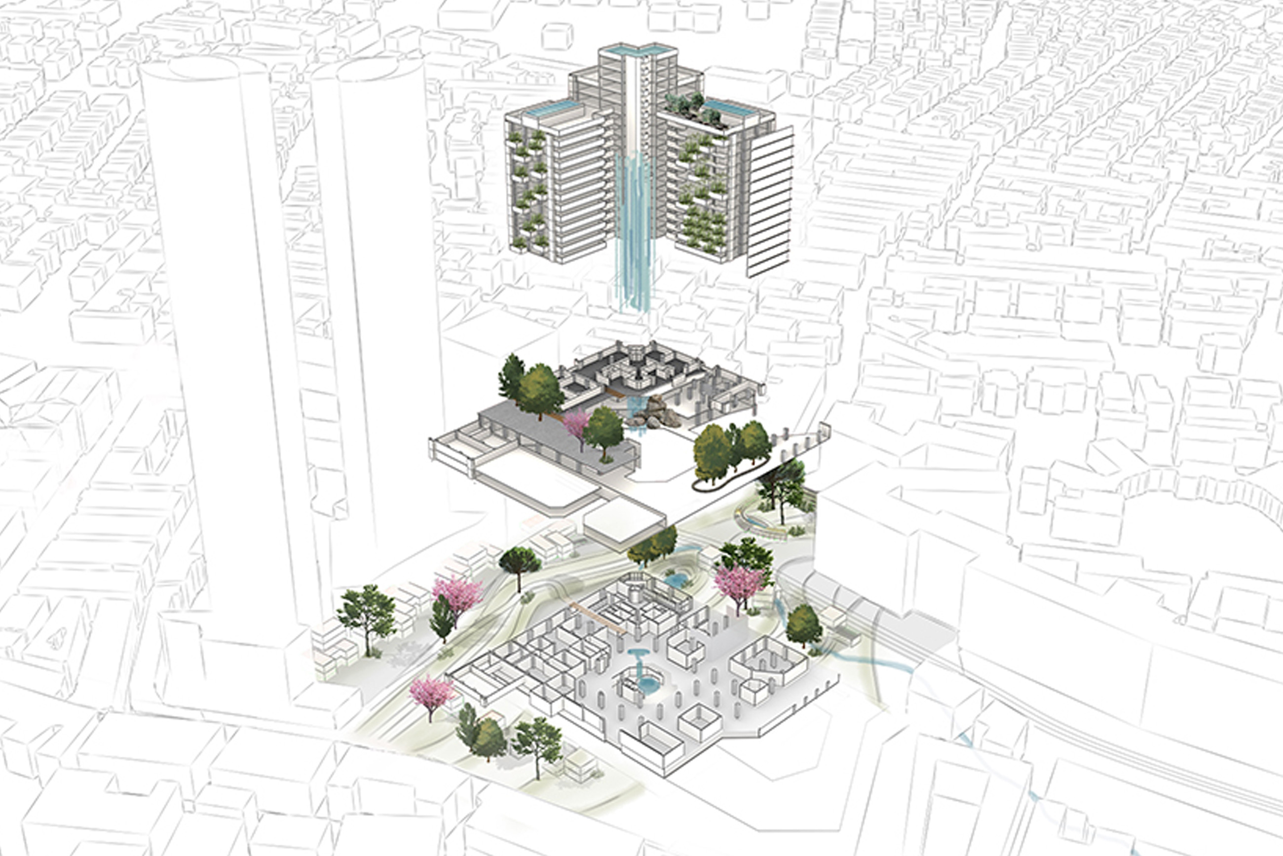 מהפך מהפח | מקרה מקומי של תכנון עירוני מעגלי', פרויקט הגמר של ענבר אסא וסאלי פיטרס, המחלקה לארכיטקטורה, 2020
