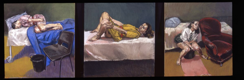 Paula Rego, Untitled, (triptych), 1998