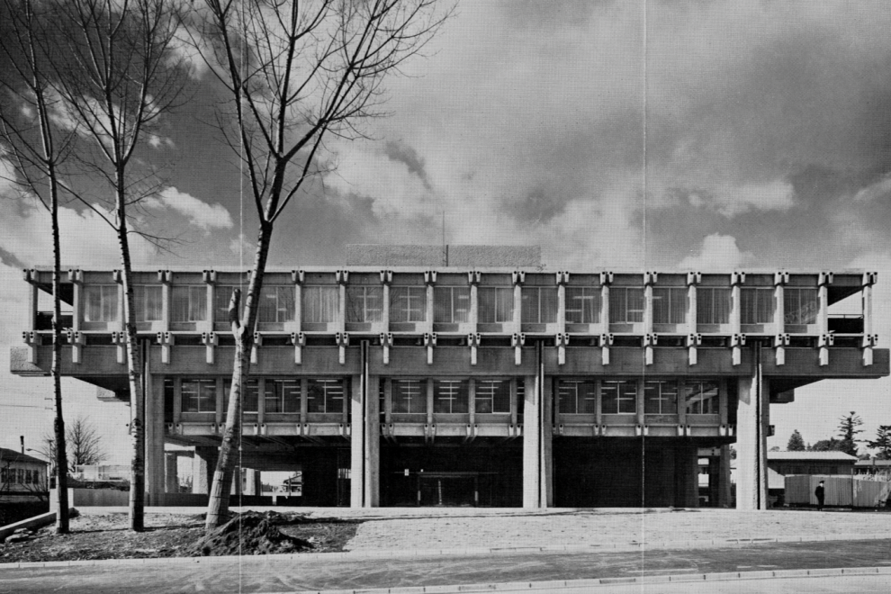 Tochigi Prefectural Conference Hall by Masato Otaka, 1969